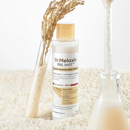 Dr.Melaxin Peel Shot Glow White Rice Toner [200ml] | Pharmacoo Wholesale