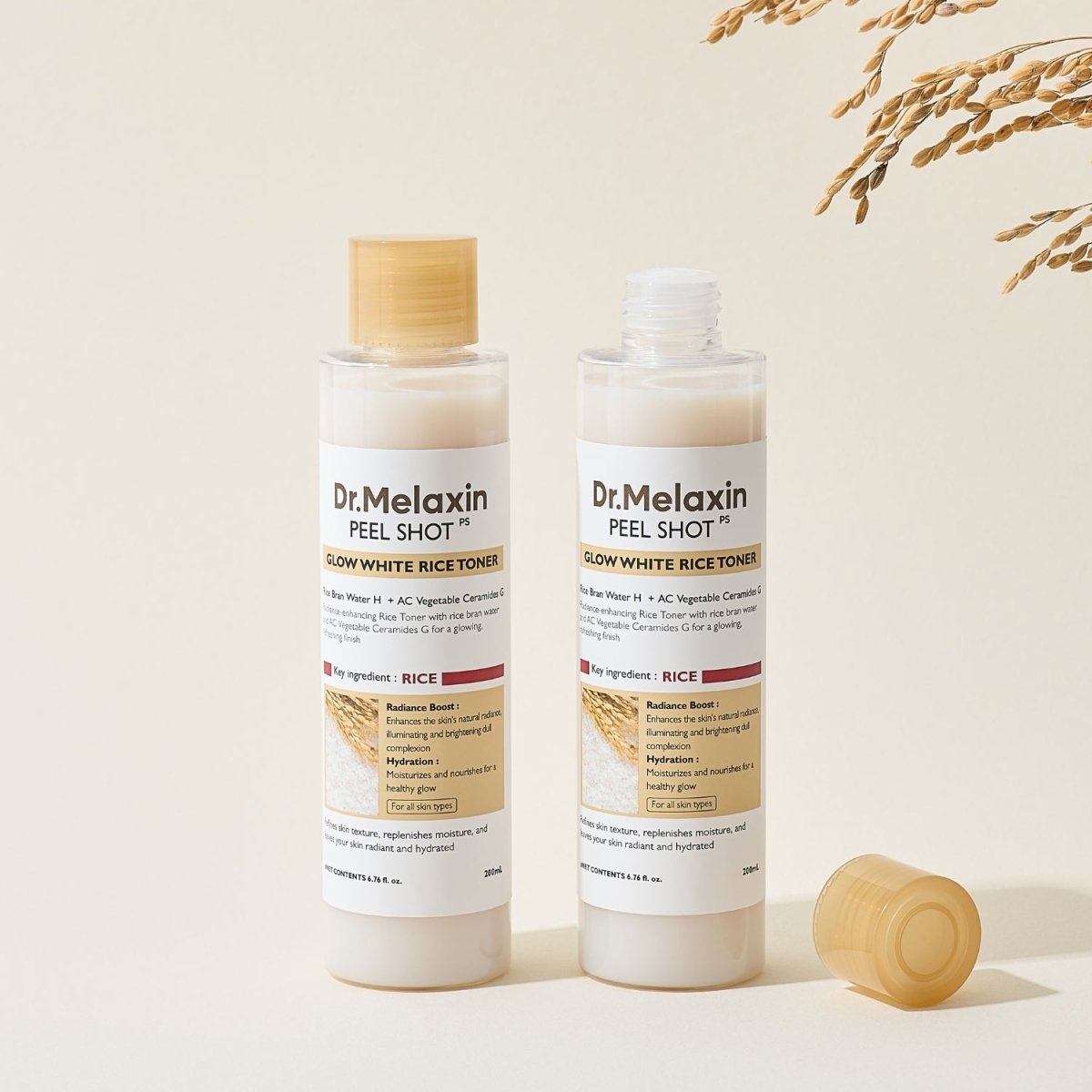 Dr.Melaxin Peel Shot Glow White Rice Toner [200ml] | Pharmacoo Wholesale