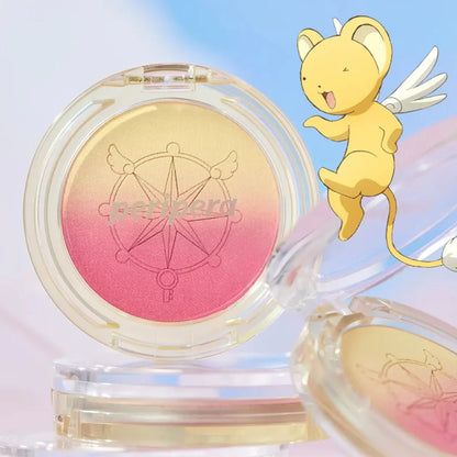 Peripera Pure Blushed Custom Cheek blush compact with soft pink powder and mirror for natural, radiant cheek color.