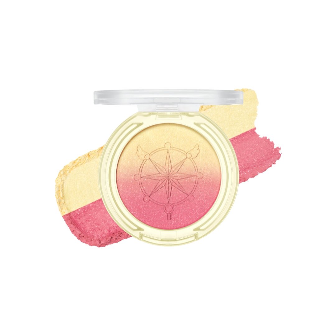 Peripera Pure Blushed Custom Cheek blush compact with soft pink shades and subtle shimmer for natural-looking cheeks.