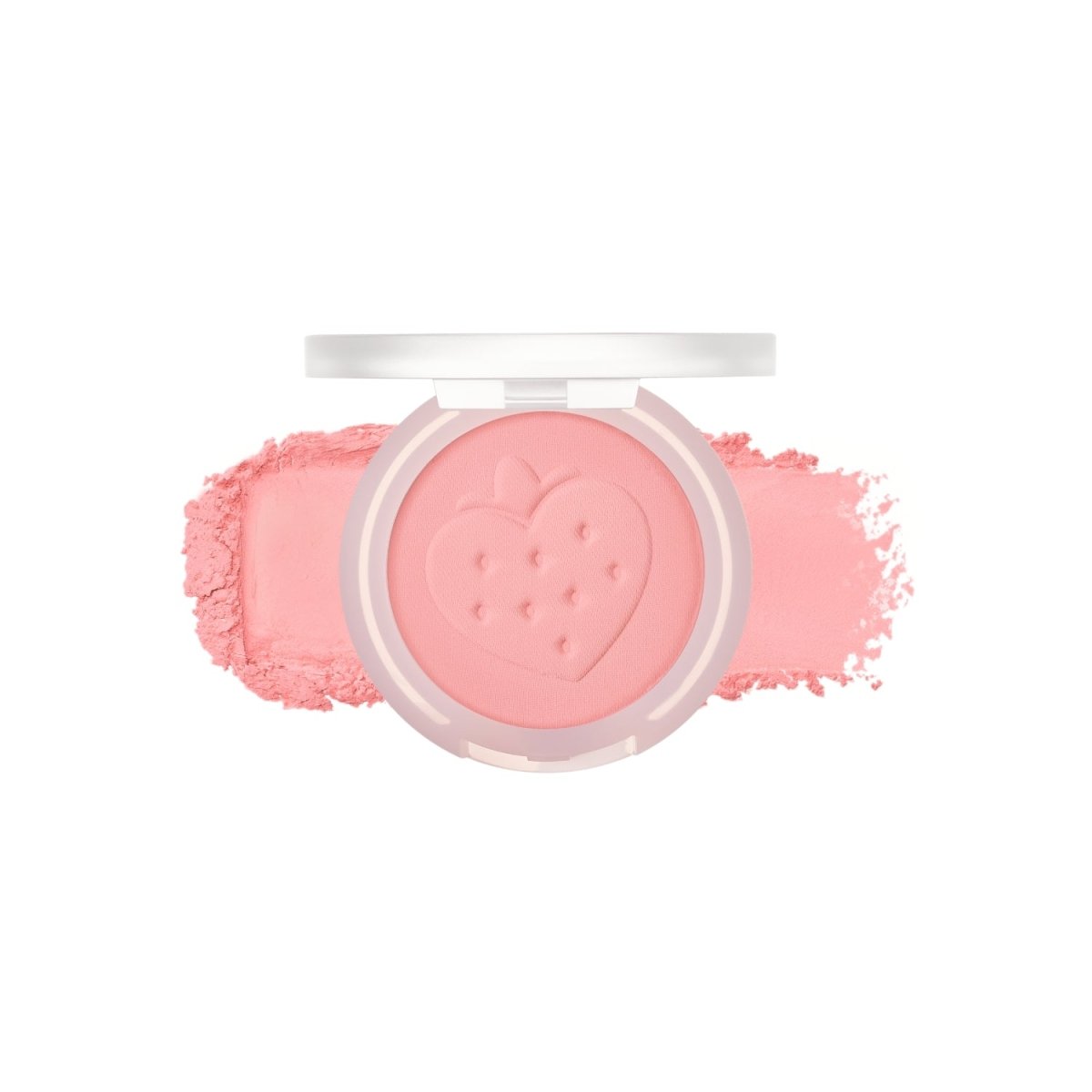 Peripera Pure Blushed Sunshine Cheek blush in Soft Berry shade, featuring a lightweight, natural-looking pink and berry tint for cheeks.