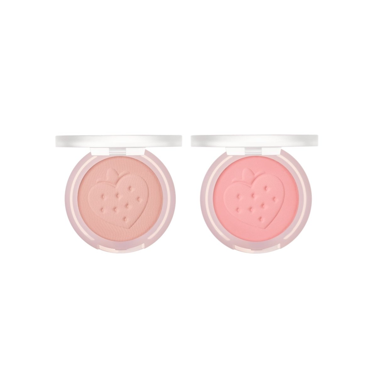 Peripera Pure Blushed Sunshine Cheek blush in Soft Berry shade, featuring a compact pink and berry-toned blush with a soft finish.