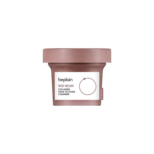 Beplain Red Bean Collagen Pack To Foam Cleanser 100ml | La Cosmetique