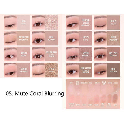 WAKEMAKE Soft Blurring Eye Palette (6 Colours Available) - Shop K-Beauty in Australia