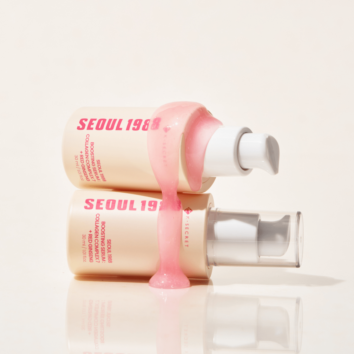 K - Secret Seoul 1988 Boosting Serum: Collagen Complex 7 + Red Ginseng 30ml | La Cosmetique