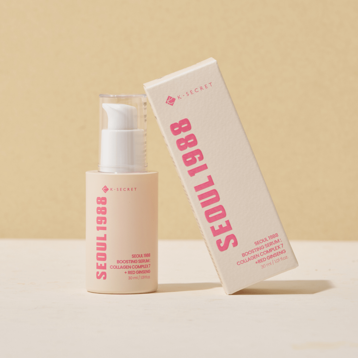 K - Secret Seoul 1988 Boosting Serum: Collagen Complex 7 + Red Ginseng 30ml | La Cosmetique