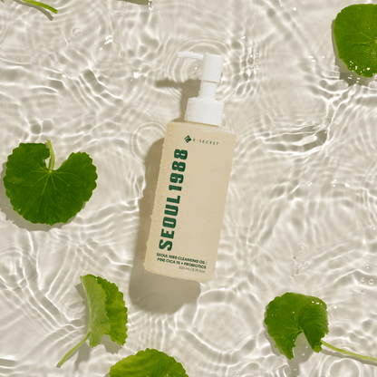 K - Secret Seoul 1988 Cleansing Oil: Pine Cica 1% + Probiotics 200ml | La Cosmetique