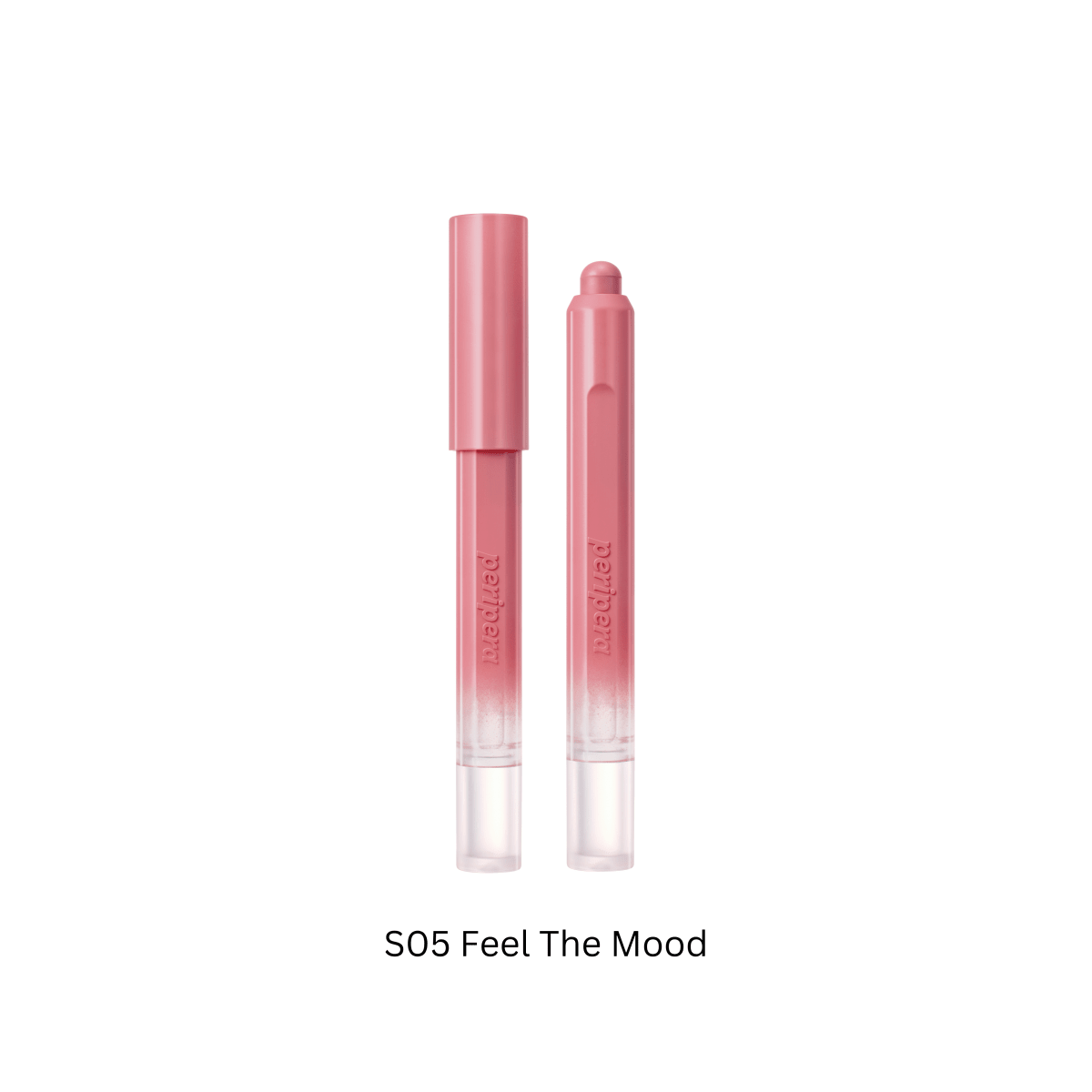 Peripera Slip On My Lip lipstick in a sleek tube, showcasing the vibrant lipstick shade inside.
