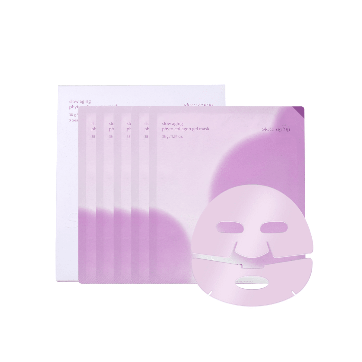 Luvum Slow Aging Phyto Collagen Gel Mask 5pcs/box | La Cosmetique