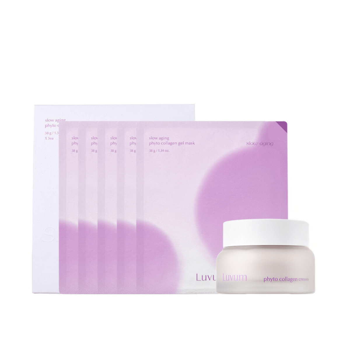 Luvum Slow Aging Phyto Collagen Gel Mask + Cream | La Cosmetique