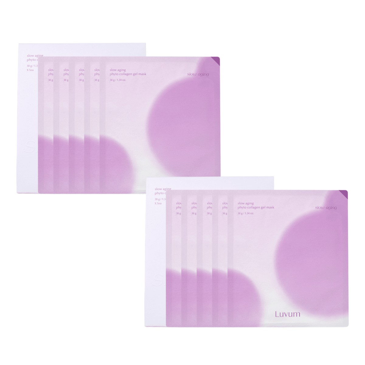 Luvum Slow Aging Phyto Collagen Gel Mask (Twin Pack) | La Cosmetique