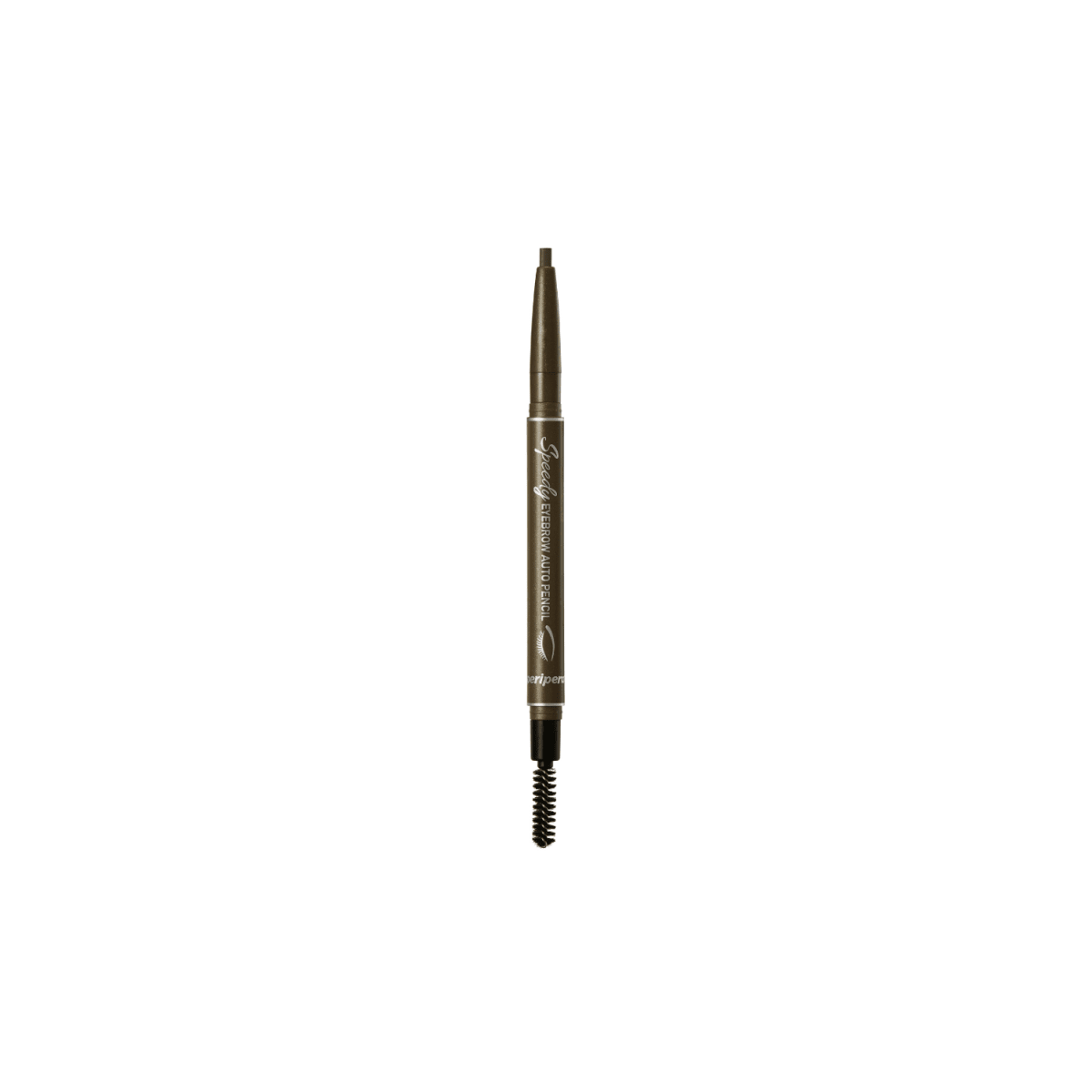 Peripera Speedy Eyebrow Auto Pencil for eyebrows, featuring a sleek design and precise tip for natural-looking brow enhancement.