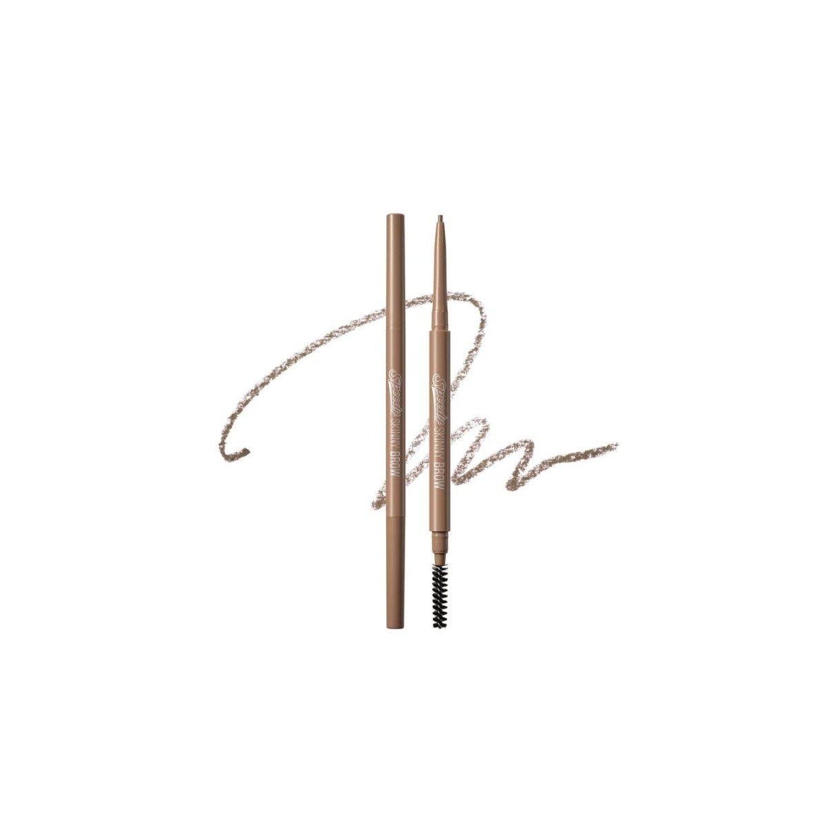 Peripera Speedy Skinny Brow eyebrow pencil with precise tip for natural, defined eyebrows in a sleek design