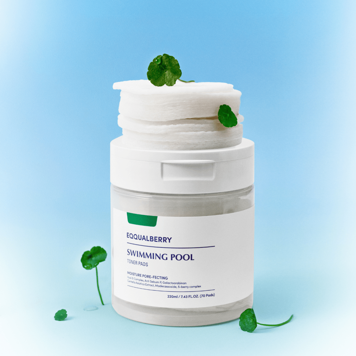 Eqqualberry Swimming Pool Toner Pads 70pcs | Pharmacoo Wholesale