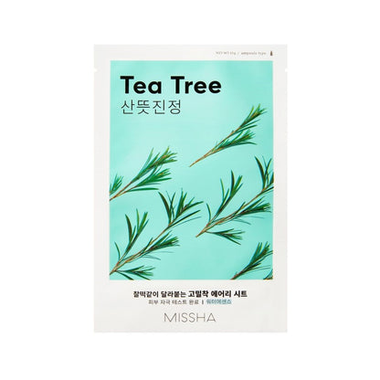 Missha Airy Fit Sheet Mask [Tea Tree] 1pc  - Pharmacoo