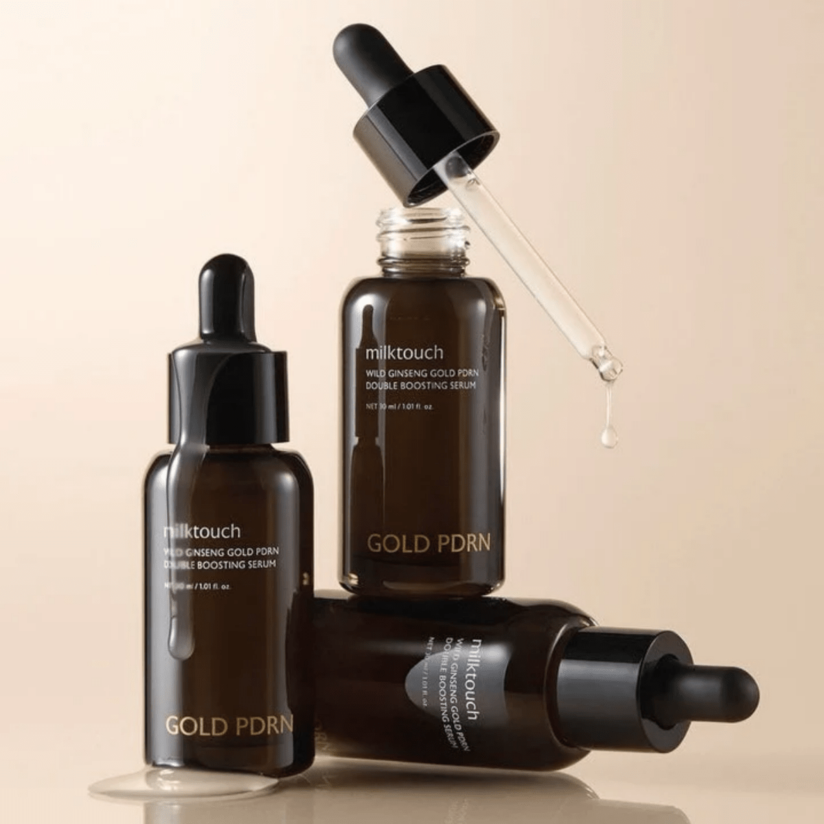Milk Touch Wild Ginseng Gold PDRN Double Boosting Serum [30ml] | Pharmacoo Wholesale 