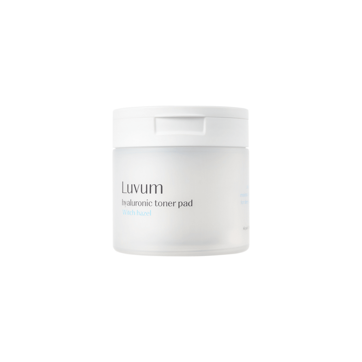 Luvum Witch Hazel Hyaluronic Toner Pad 60pcs | La Cosmetique