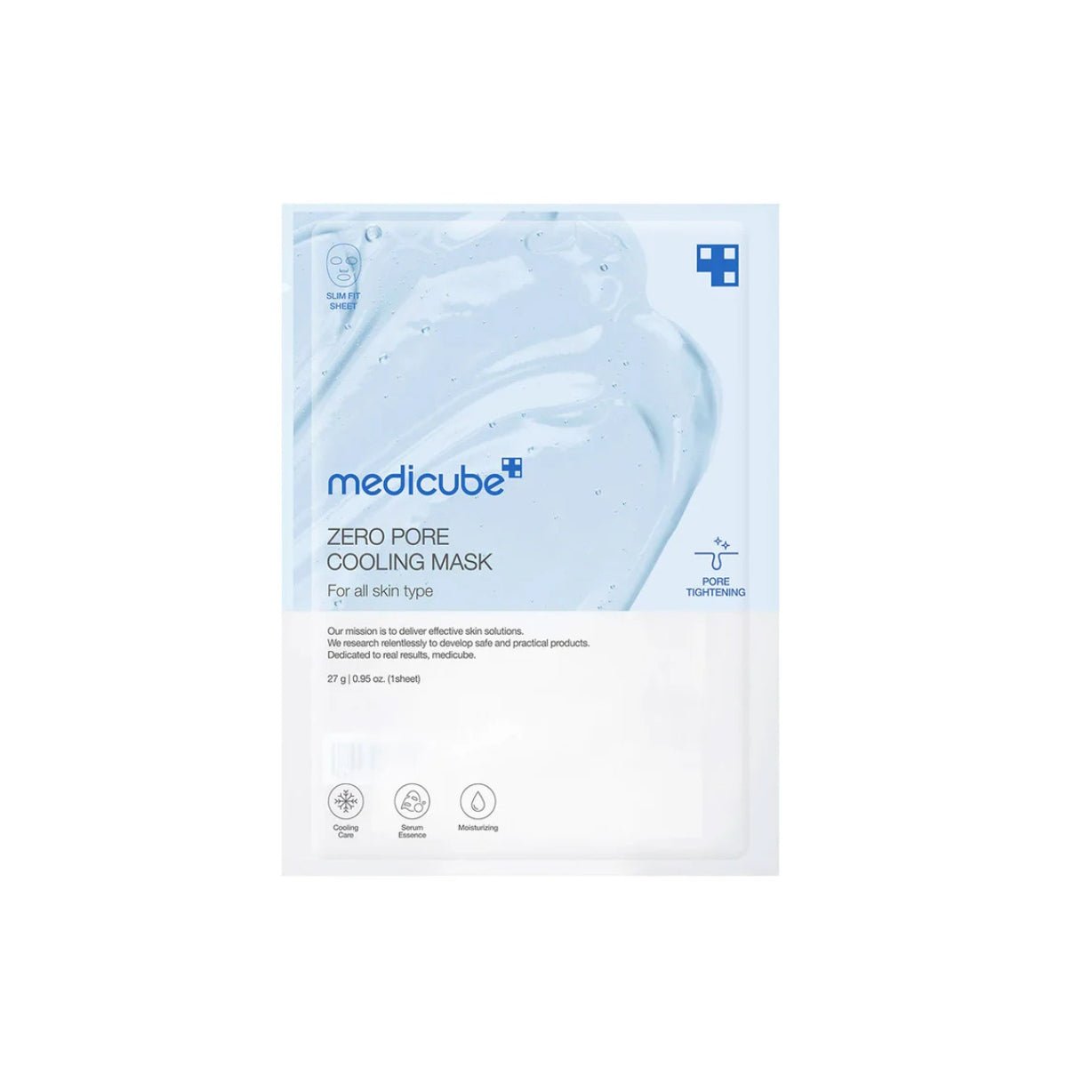 Medicube Zero Pore Cooling Mask [1pc] | Pharmacoo Wholesale Australia 