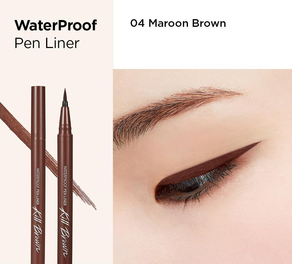 Waterproof Pen Liner Kill Brown - La Cosmetique