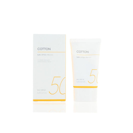 Missha All Around Safe Block Cotton Sun SPF50+/PA++++ 50ml - Shop K-Beauty in Australia