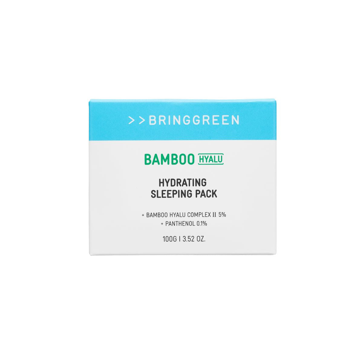 Bring Green Bamboo Hyalu Hydrating Sleeping Pack 100g - Shop K-Beauty in Australia