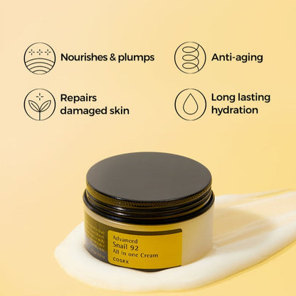 COSRXAdvanced Snail 92 All in One Cream 100g - La Cosmetique