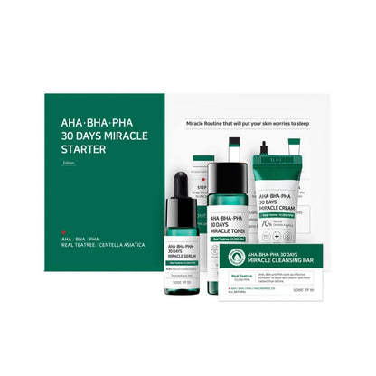 Some By MiAHA BHA PHA 30 Days Miracle Starter Kit 4-Piece Set - La Cosmetique