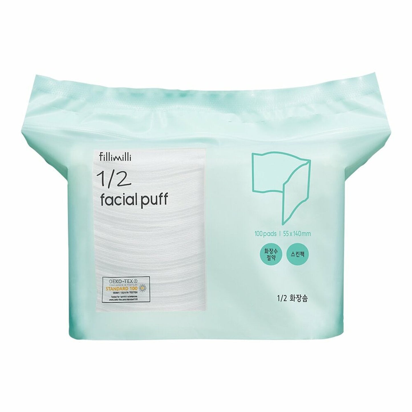 Fillimilli 1/2 Facial Puff (100pcs) - Shop K-Beauty in Australia