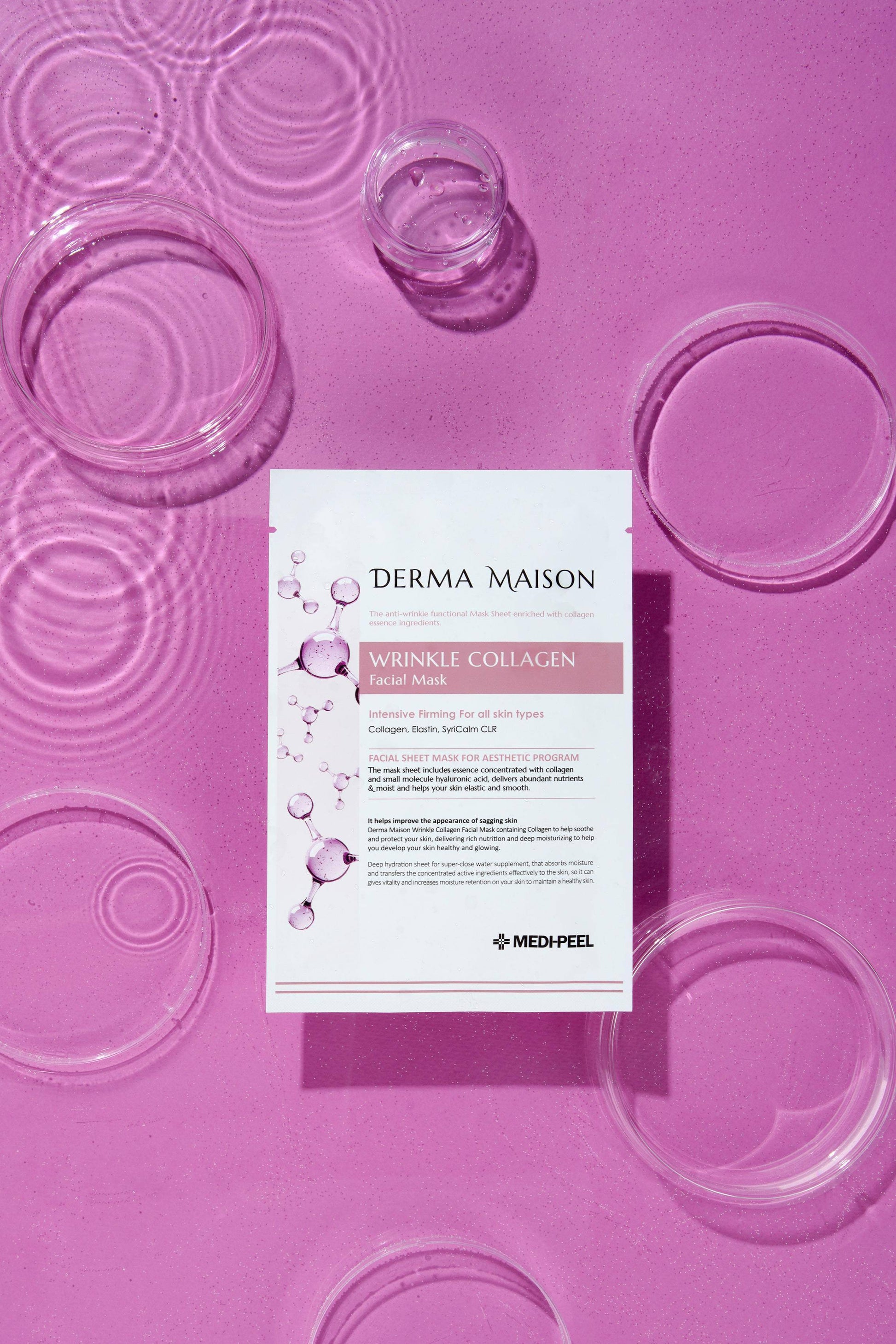 DERMA MAISONWrinkle Collagen Facial Mask 23ml x 1ea - La Cosmetique