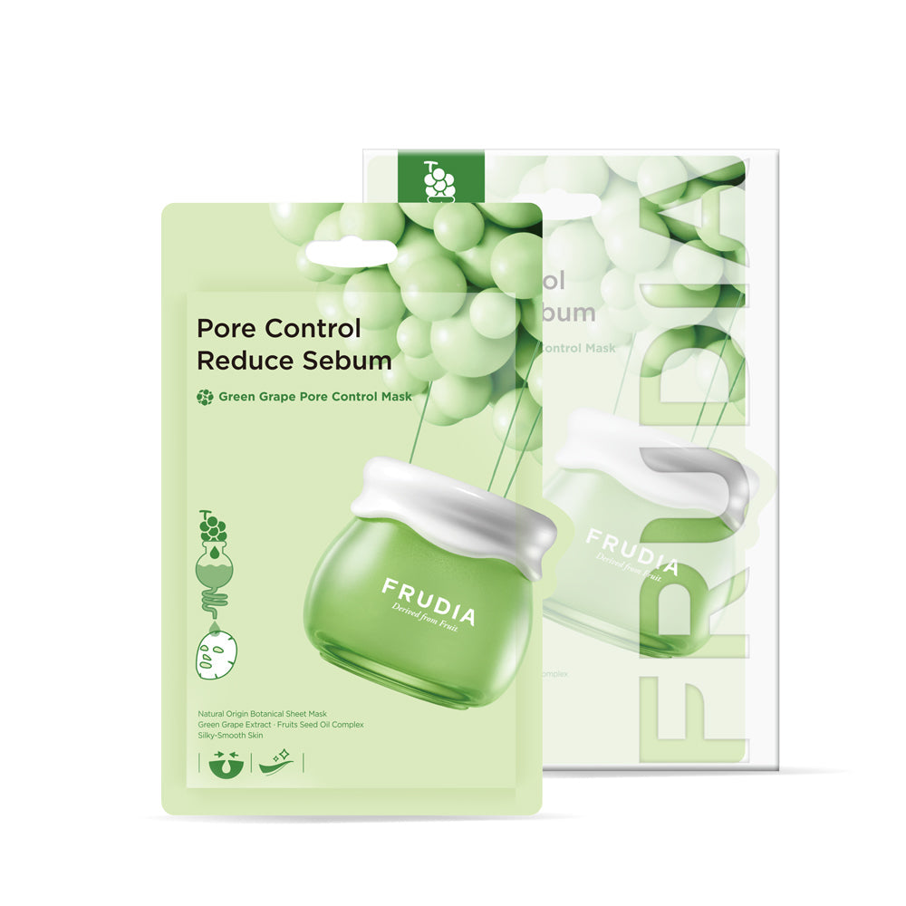 Frudia Green Grape Pore Control Mask 20ml (10pcs) - Shop K-Beauty in Australia