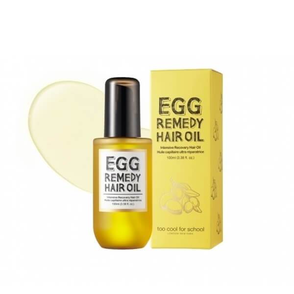 Too Cool For SchoolEgg Remedy Hair Oil 100ml - La Cosmetique